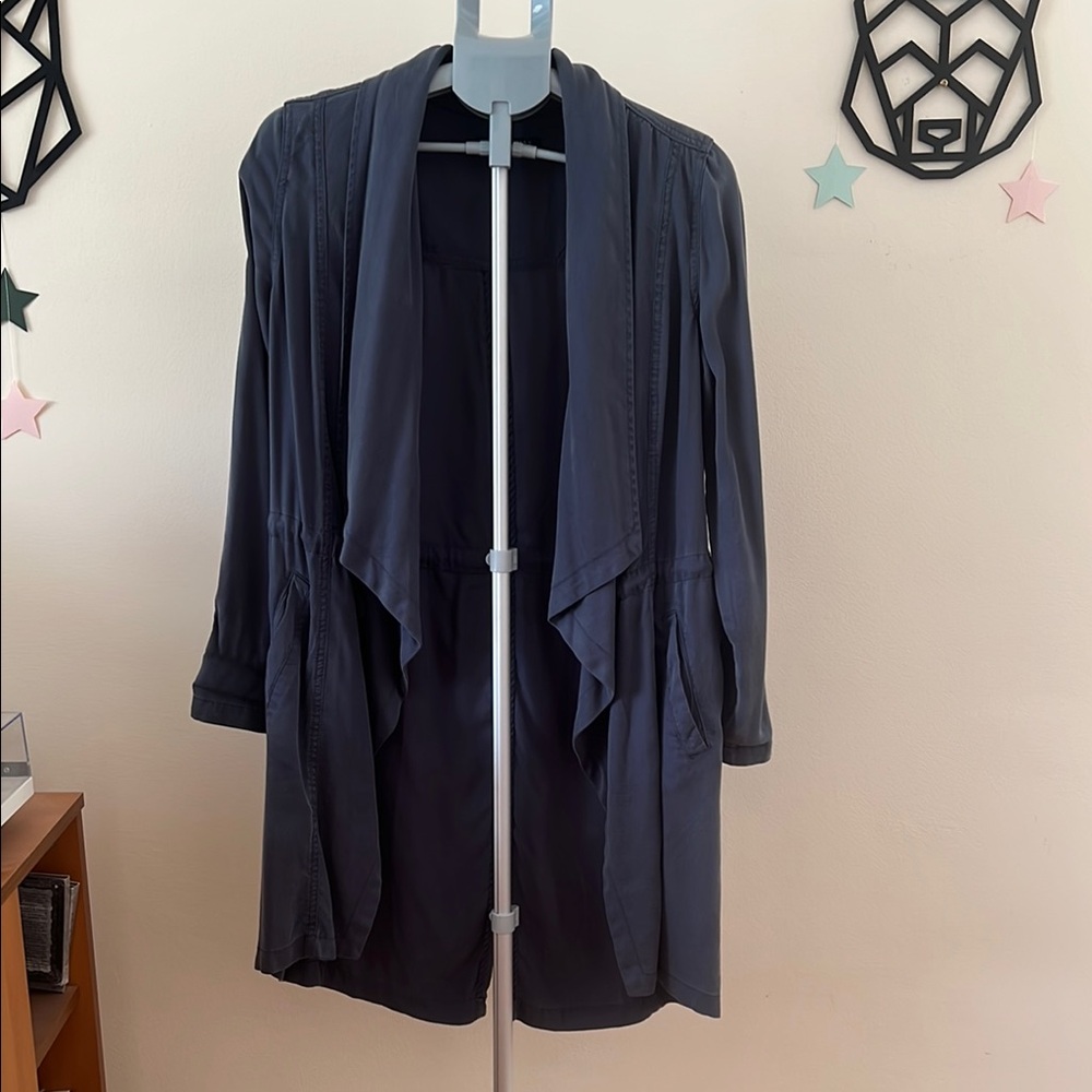 Max Jeans Tencel navy blazer